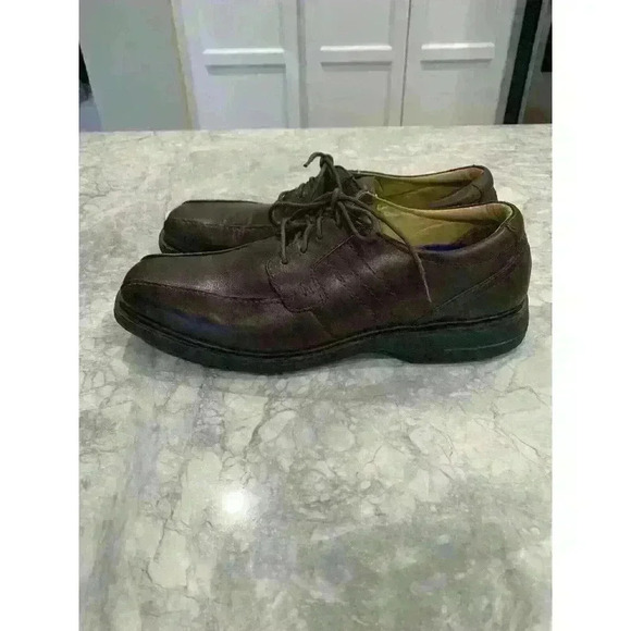 Nunn Bush Other - Nunn Bush Men's Comfort Gel Brown Square Toe Dress Shoes lace up size 11.5M